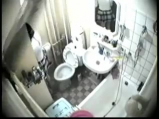 hidden camera in the bathroom in one dorm